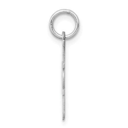Sterlingsilber Rhodiniert # 1 Mama Poliert Charm