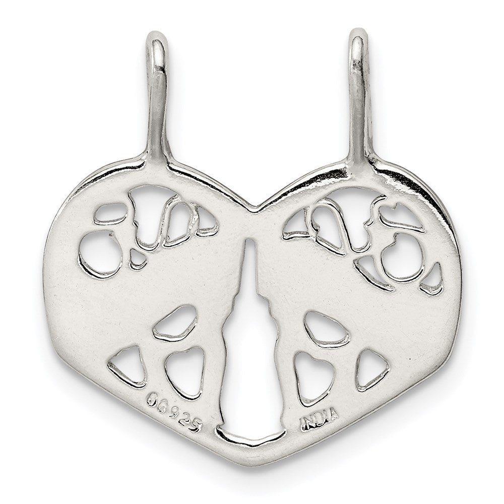 Sterlingsilber Mutter/daughter Break Apart Charm