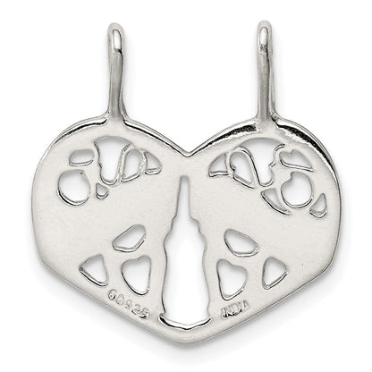 Sterlingsilber Mutter/daughter Break Apart Charm