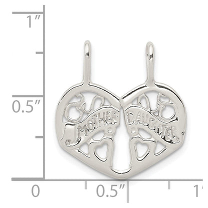 Sterlingsilber Mutter/daughter Break Apart Charm