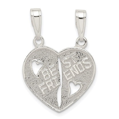 Sterlingsilber Beste Friends Break Apart Herz