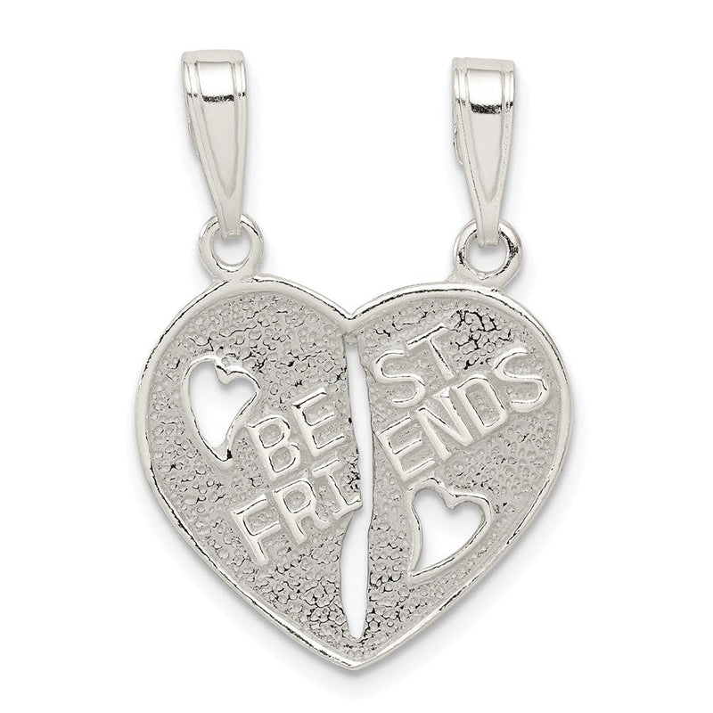 Sterlingsilber Beste Friends Break Apart Herz