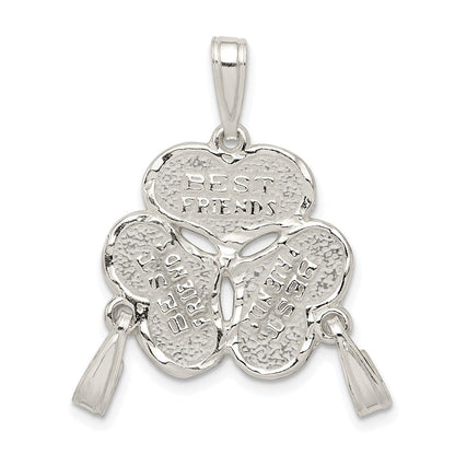Sterlingsilber 3-piece Break Apart Beste Friends Charm