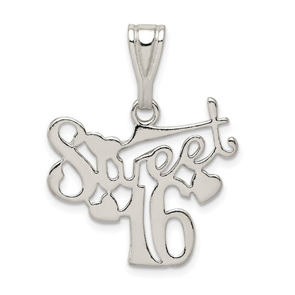 Sterlingsilber Süß 16 Anhänger