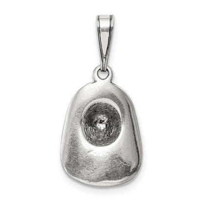 Sterlingsilber Antikisiert Fireman Helm Charm