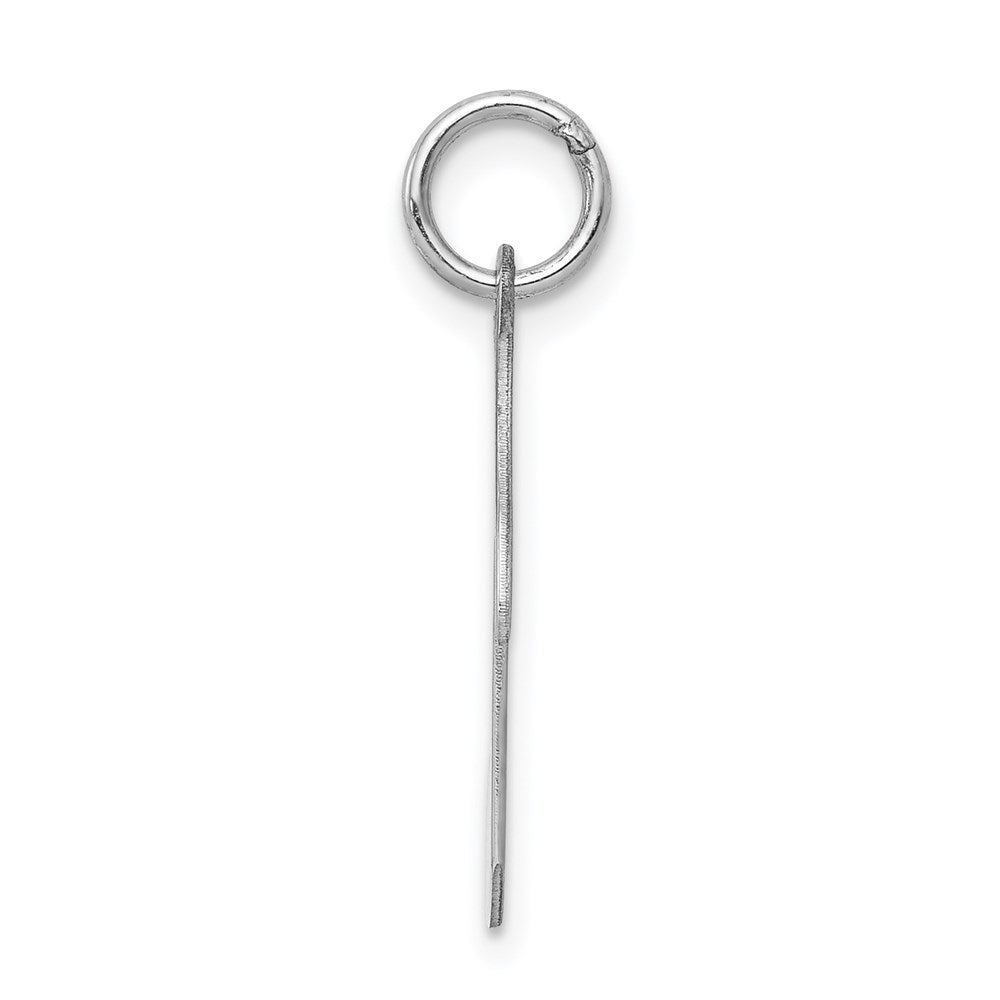Sterlingsilber Rhodiniert Musical Note Poliert Charm