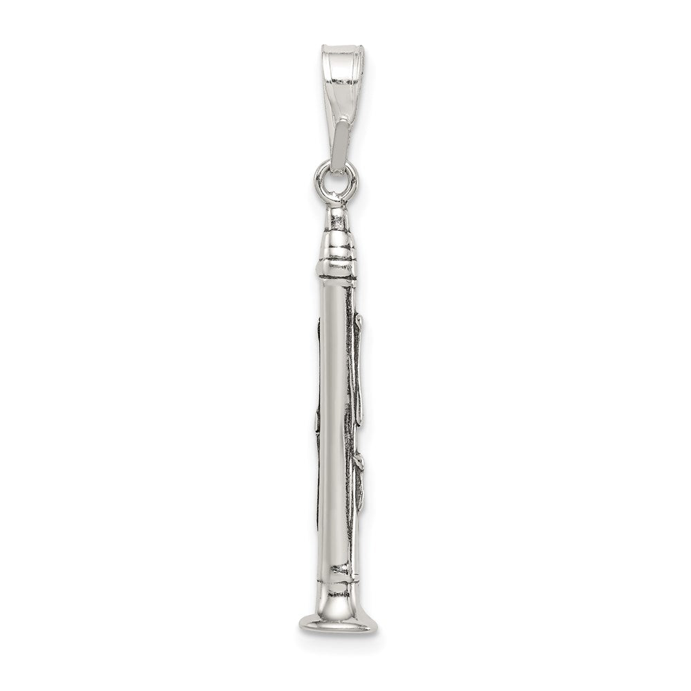Sterlingsilber Antikisiert Clarinet Charm