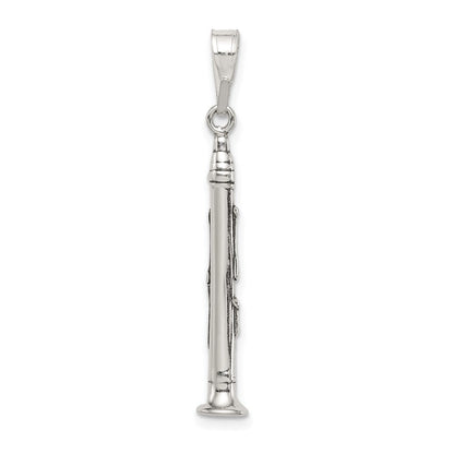 Sterlingsilber Antikisiert Clarinet Charm