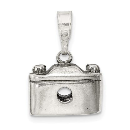 Sterlingsilber Antikisiert Kamera Charm