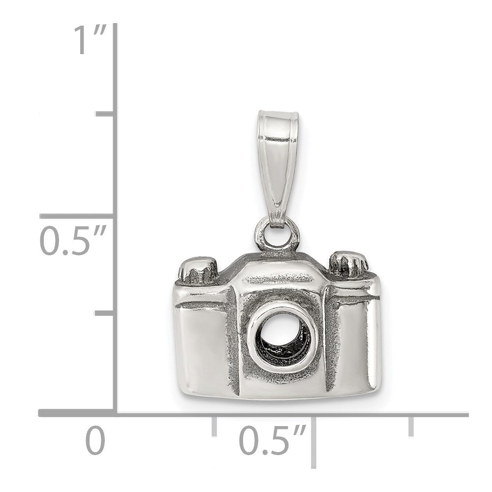 Sterlingsilber Antikisiert Kamera Charm