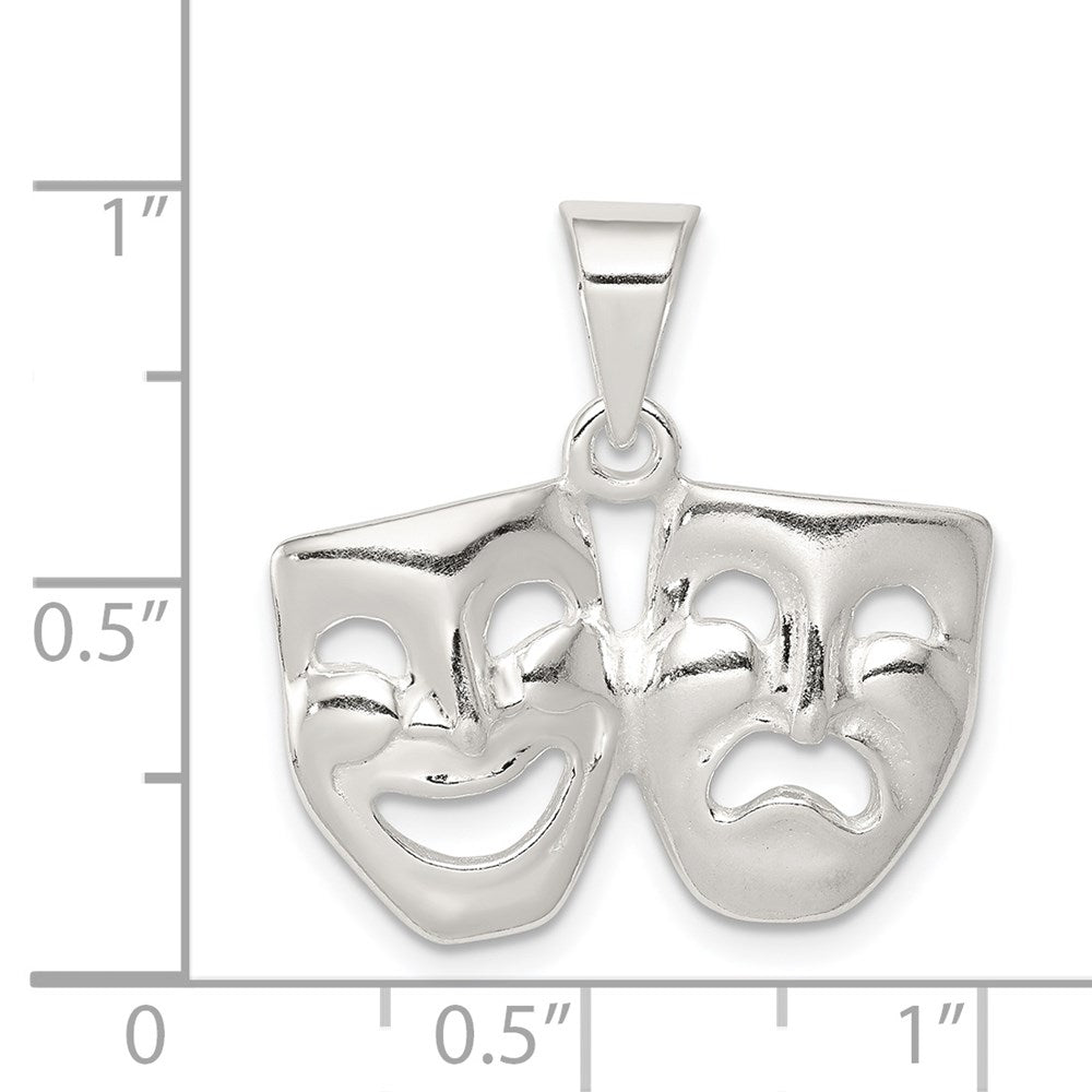 Sterlingsilber Comedy/tragedy Charm