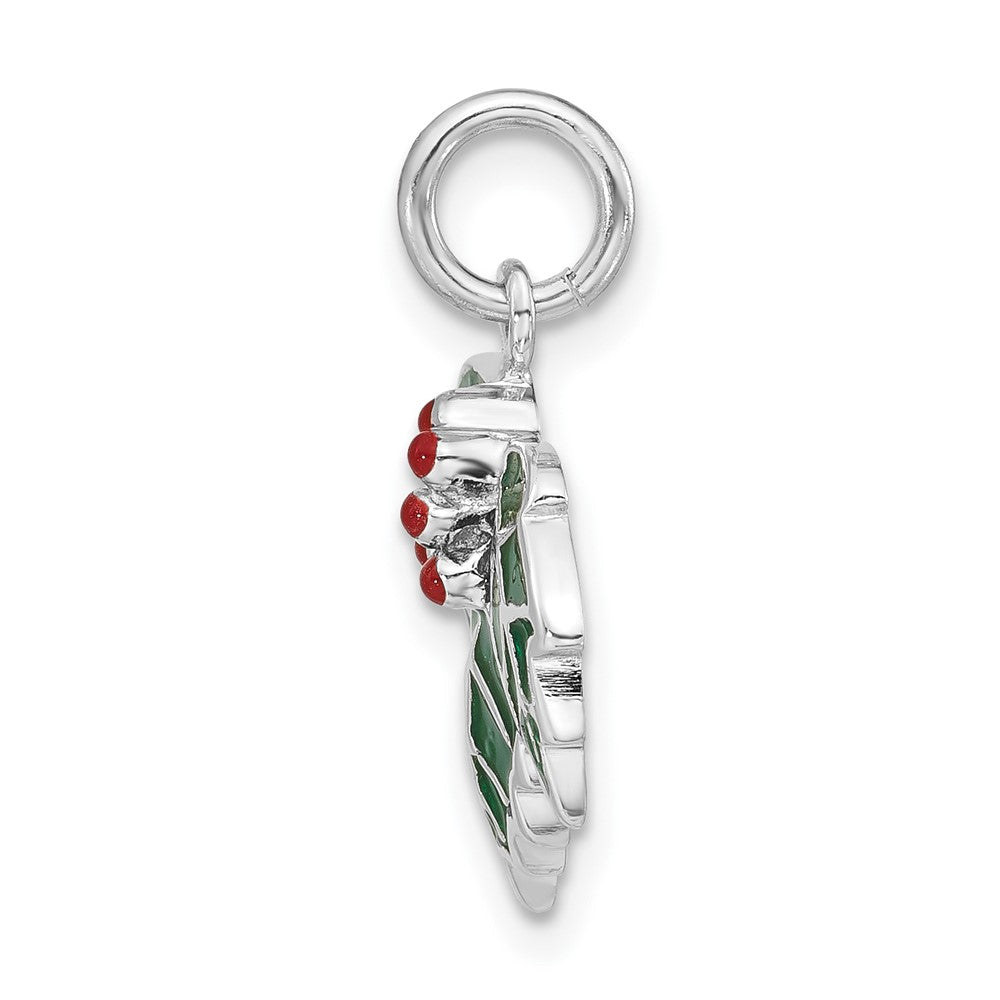 Sterlingsilber Emailliert Holly Charm