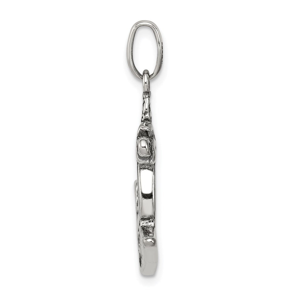 Sterlingsilber Antikisiert Sleigh Charm