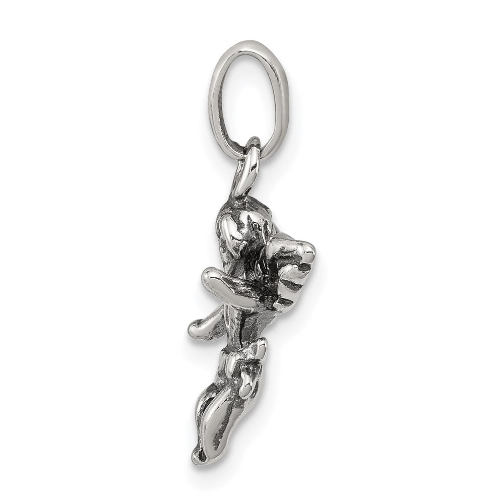 Sterlingsilber Antikisiert Engel Charm