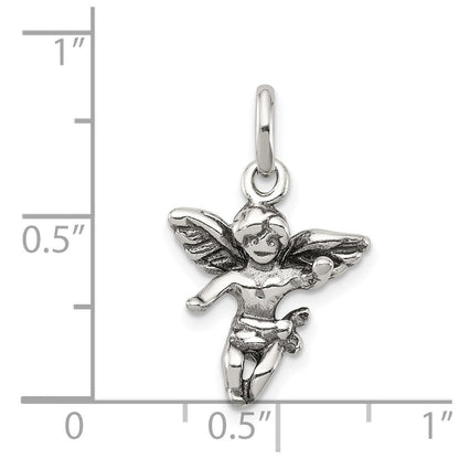 Sterlingsilber Antikisiert Engel Charm