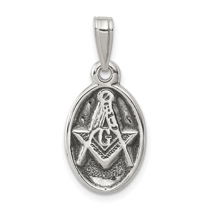 Sterlingsilber Antikisiert Freimaurer Charm