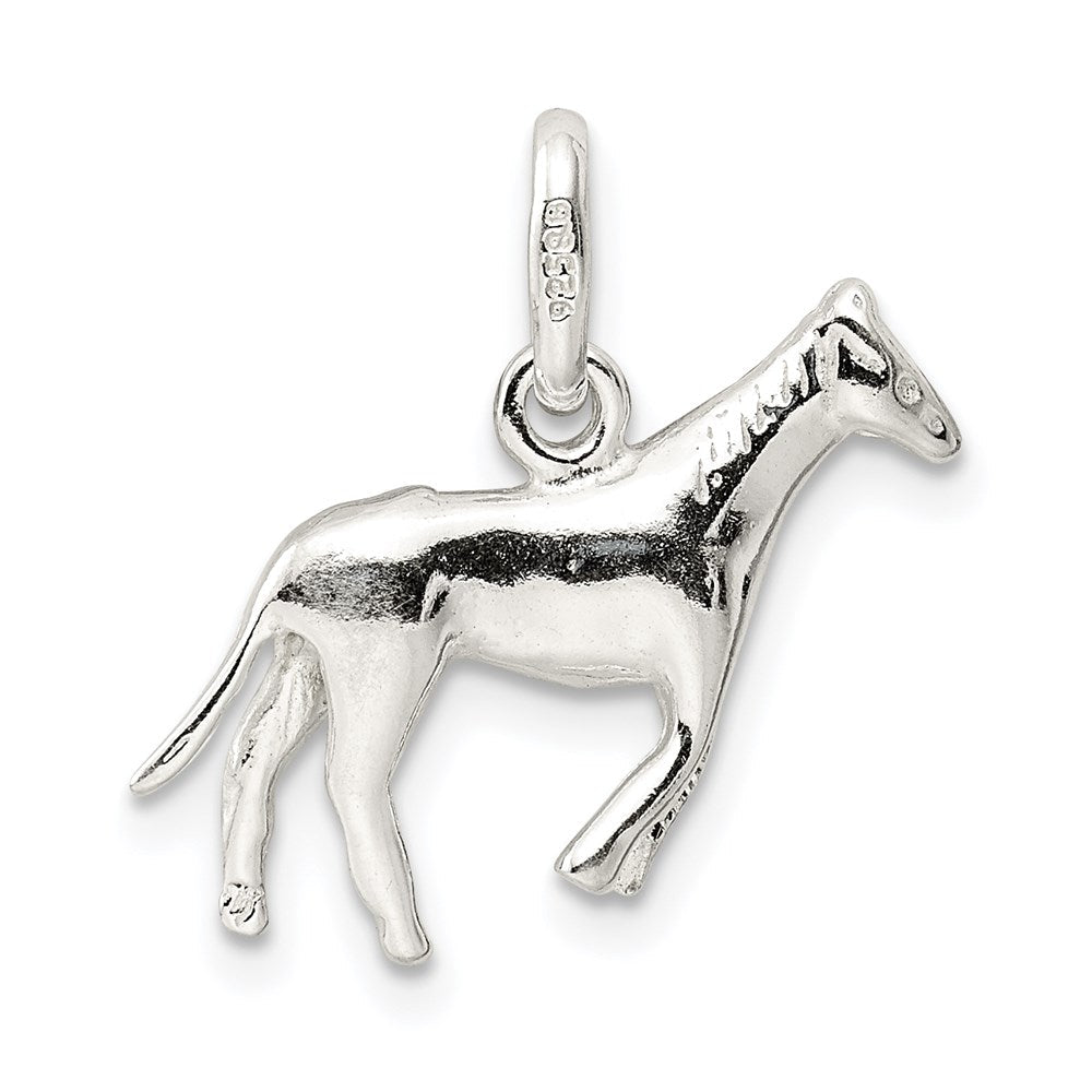 Sterlingsilber Pferd Charm