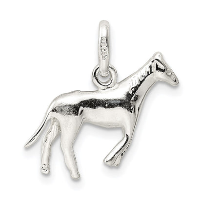 Sterlingsilber Pferd Charm