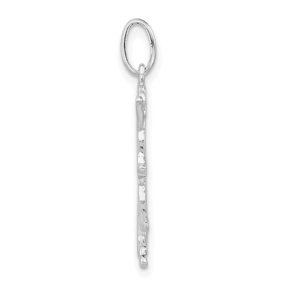 Sterlingsilber Poliert Bronco Rider Charm
