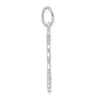 Sterlingsilber Poliert Bronco Rider Charm