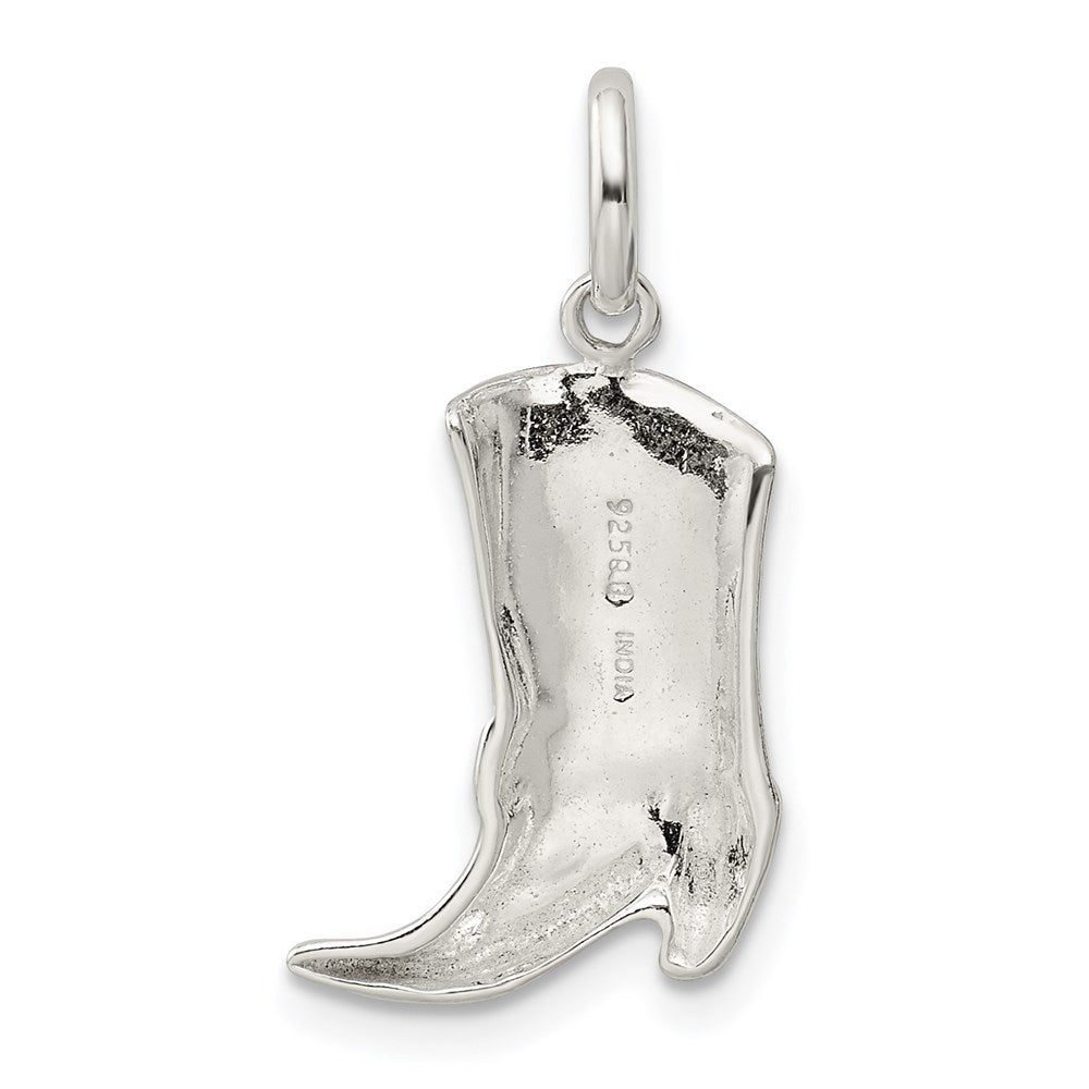 Sterlingsilber Cowboy Boot Charm