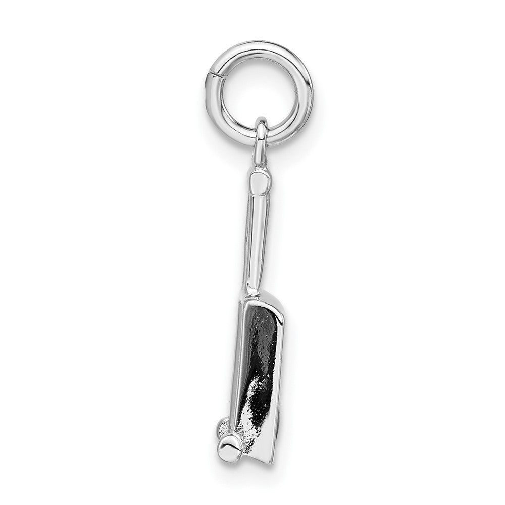 Sterlingsilber Poliert Rot Emailliert Luggage Charm