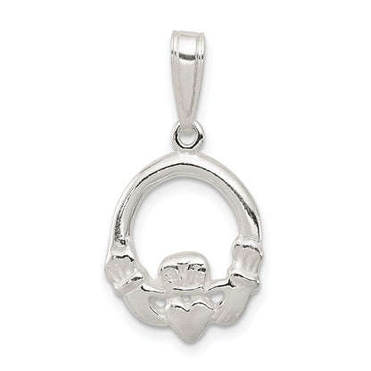Sterlingsilber Claddagh Charm