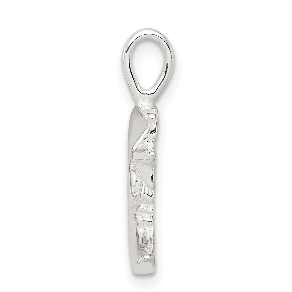 Sterlingsilber Mond mit Stern Charm