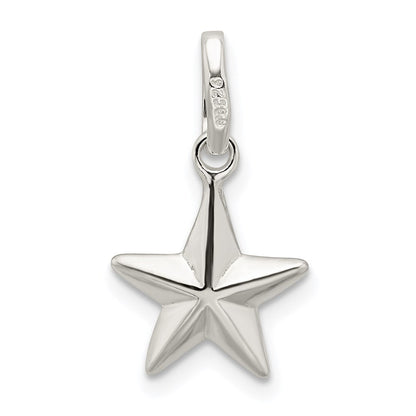 Sterlingsilber Stern Charm