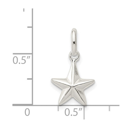 Sterlingsilber Stern Charm