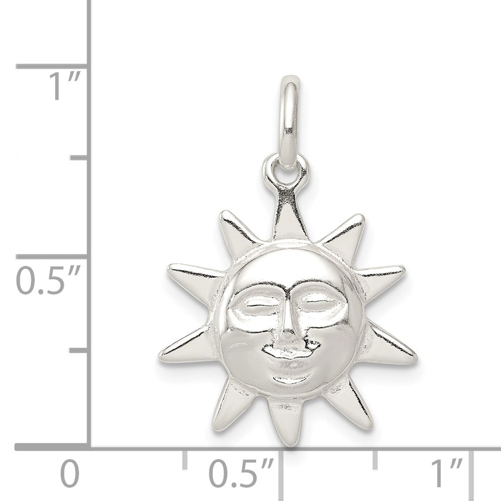 Sterlingsilber Sonne Charm