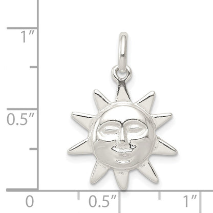 Sterlingsilber Sonne Charm