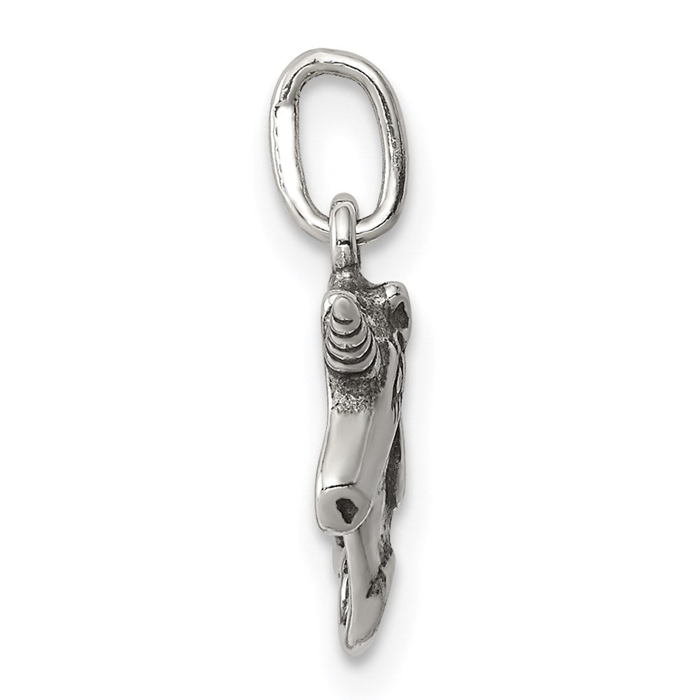 Sterlingsilber Antikisiert Einhorn Kopf Charm