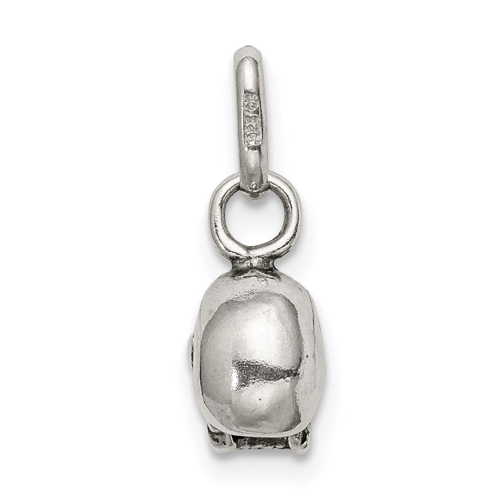 Sterlingsilber Antikisiert Totenkopf Charm