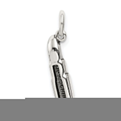 Sterlingsilber Antikisiert Emailliert Lipstick Charm