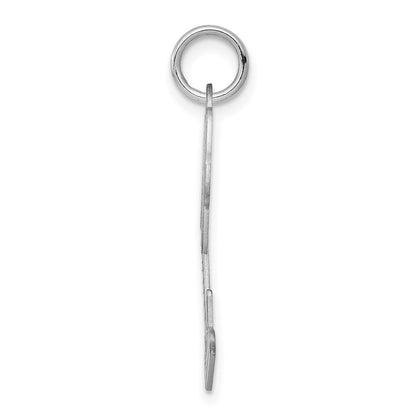 Sterlingsilber Rhodiniert Palme Baum Poliert Charm