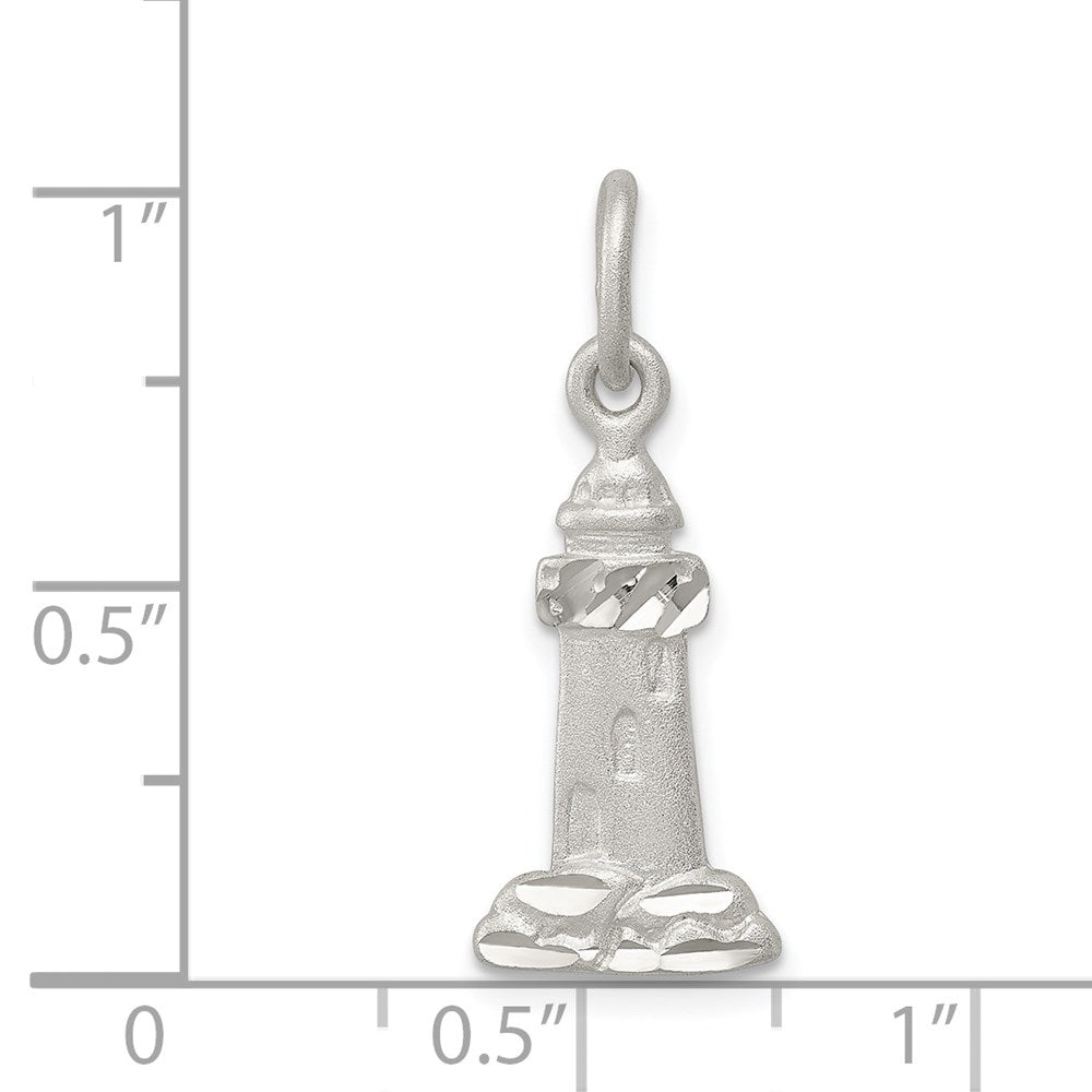 Sterlingsilber Leuchtturm Charm