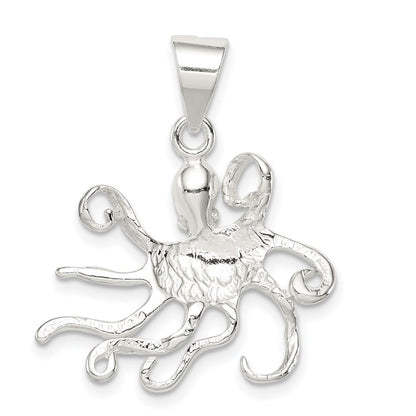 Sterlingsilber Octopus Charm