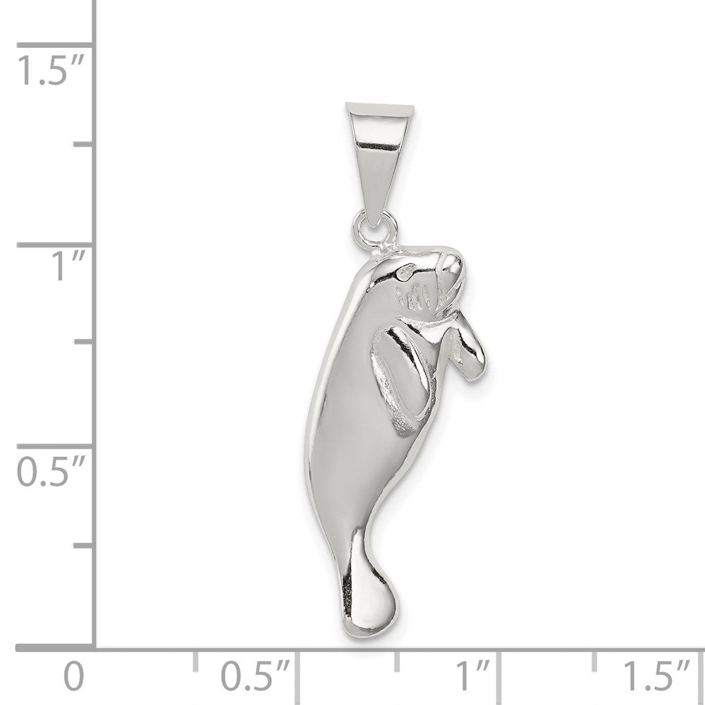 Sterlingsilber Manatee Charm