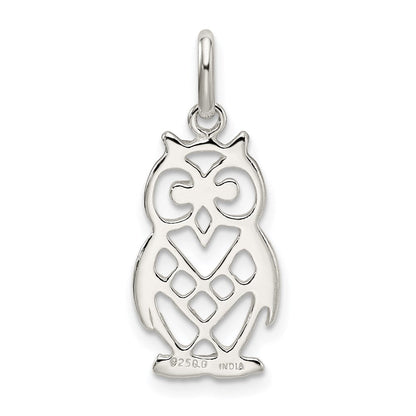 Sterlingsilber Eule Charm