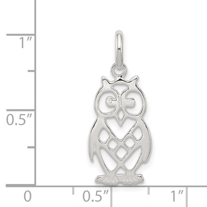 Sterlingsilber Eule Charm