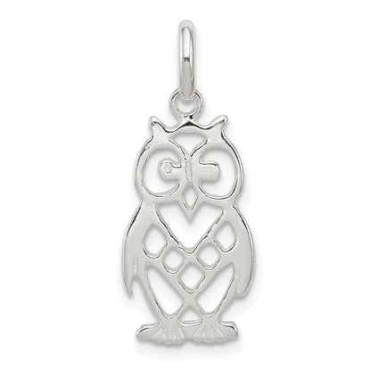 Sterlingsilber Eule Charm