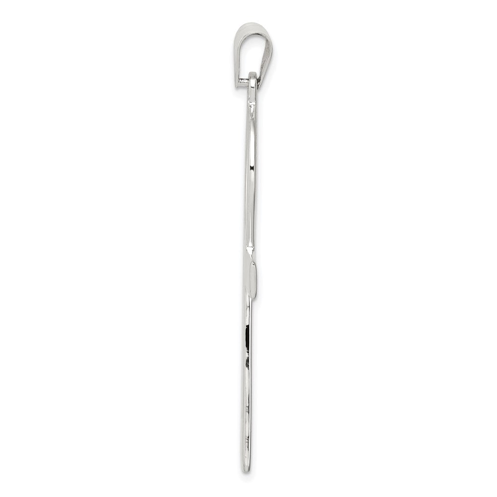 Sterlingsilber Rhodiniert Ankh Kreuz Anhänger