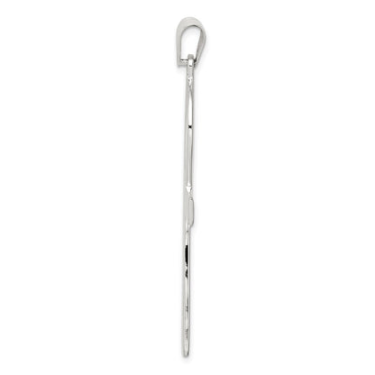 Sterlingsilber Rhodiniert Ankh Kreuz Anhänger