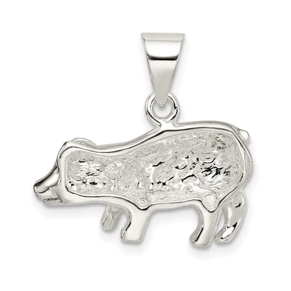 Sterlingsilber Pig Charm