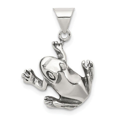 Sterlingsilber Antikisiert Frosch Charm