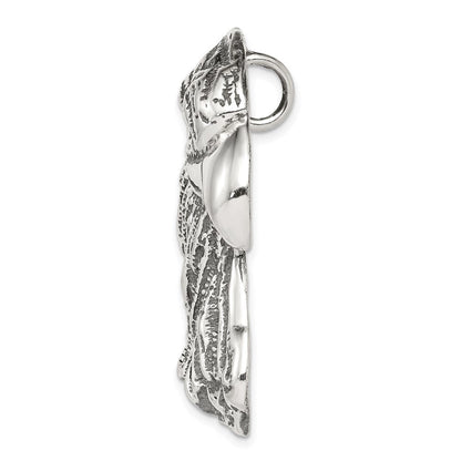 Sterlingsilber Antikisiert Adler Kopf Anhänger