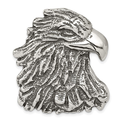 Sterlingsilber Antikisiert Adler Kopf Anhänger