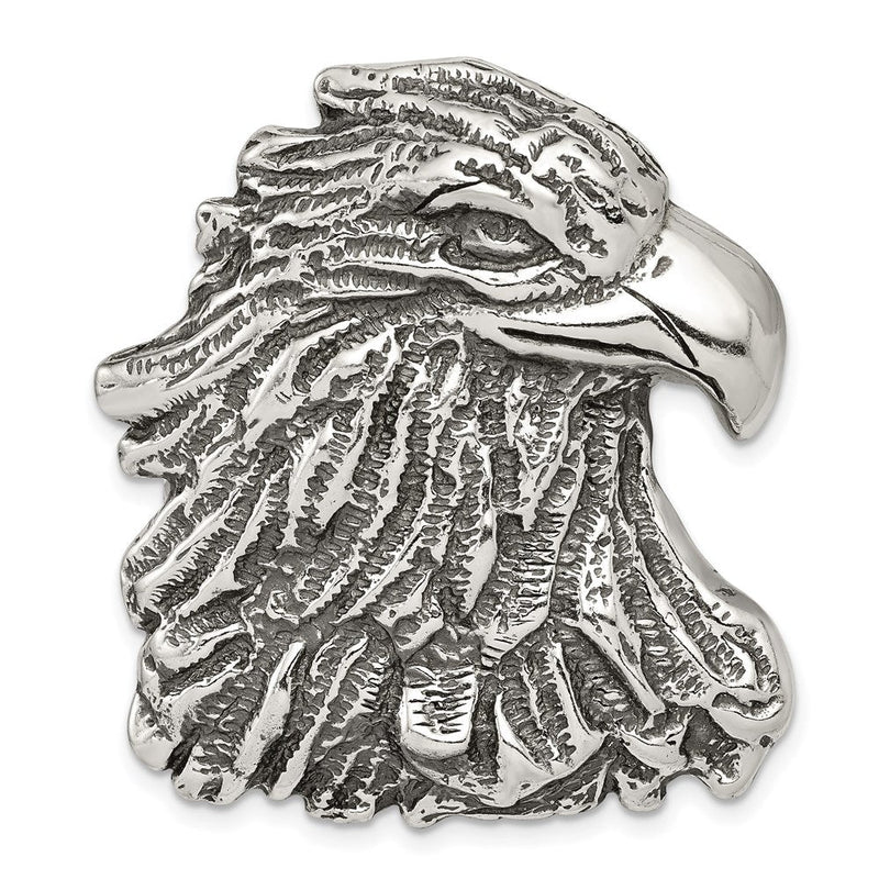 Sterlingsilber Antikisiert Adler Kopf Anhänger