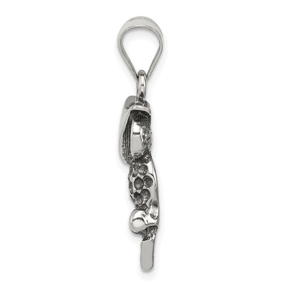 Sterlingsilber Antikisiert Eule Charm